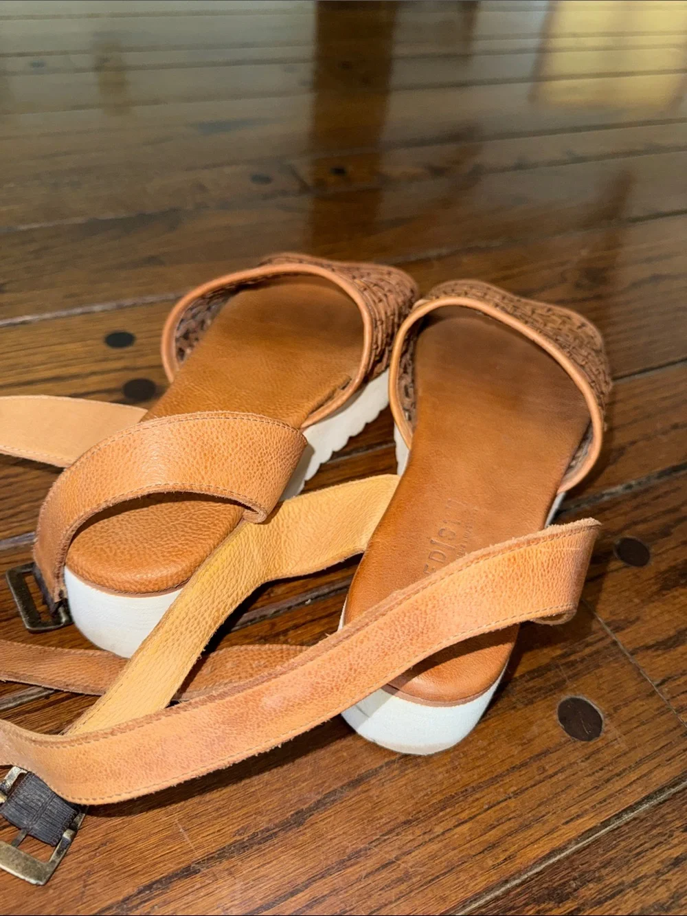 Bed Stu Brisa brown leather sandals size 10